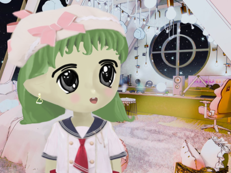 Milady virtual avatar shown on the Milady Maker site
